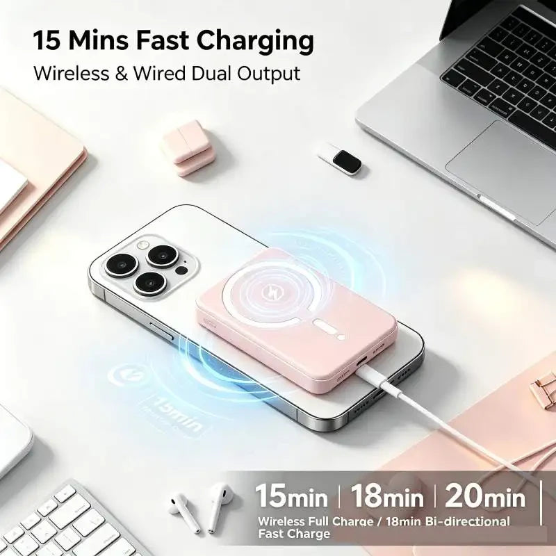 Magnetic Wireless Power Bank