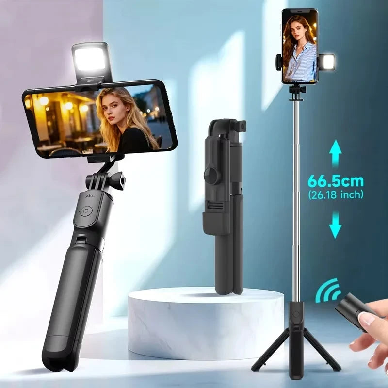 Wireless LED Phone Tripod