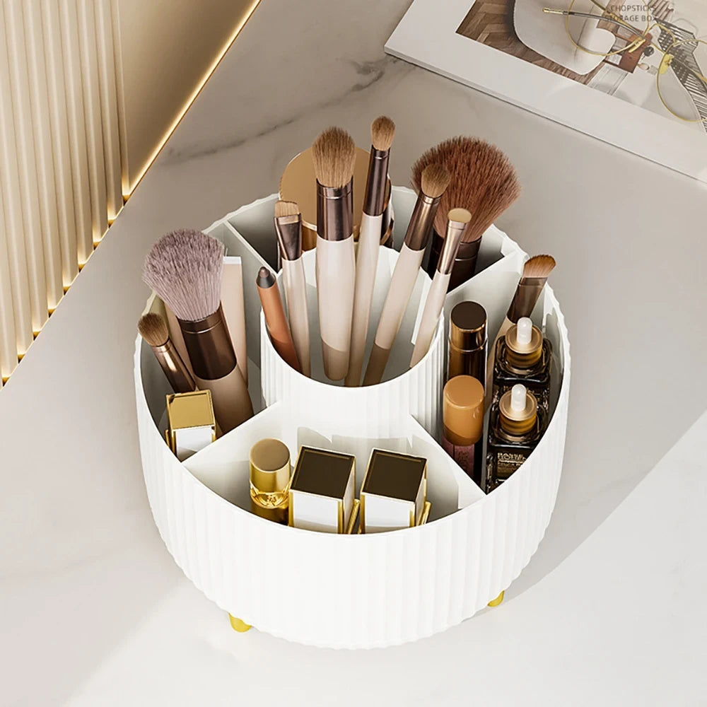 Rotating Desktop Cosmetic Organizer