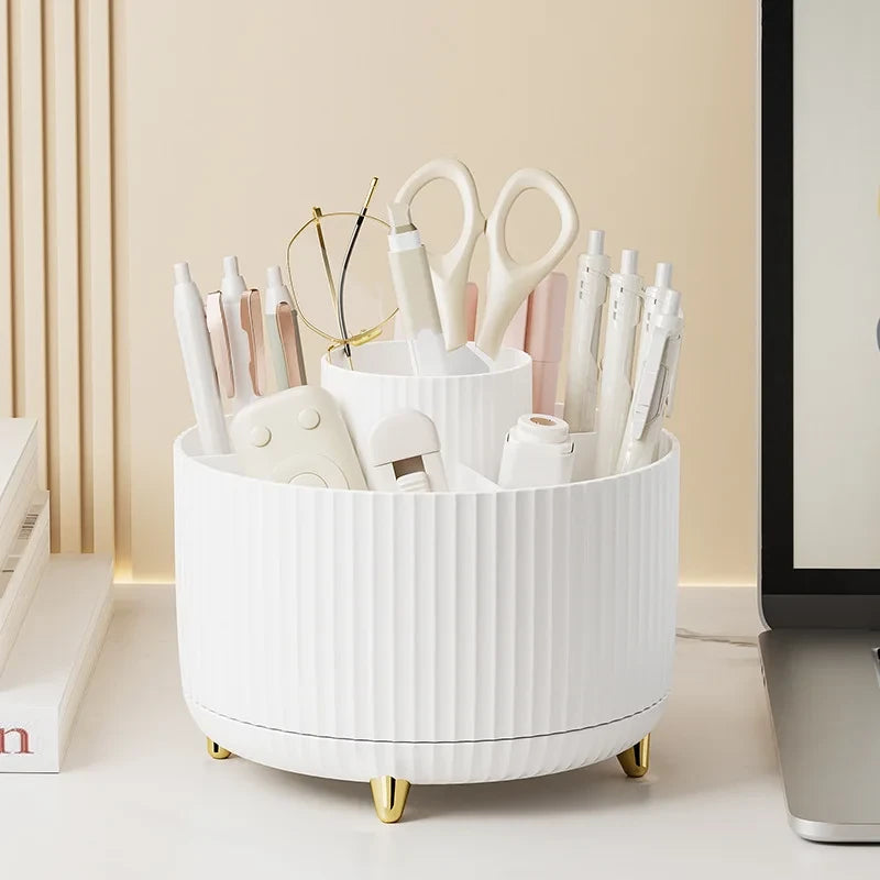 Rotating Desktop Cosmetic Organizer