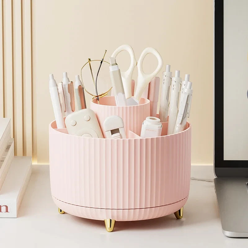 Rotating Desktop Cosmetic Organizer