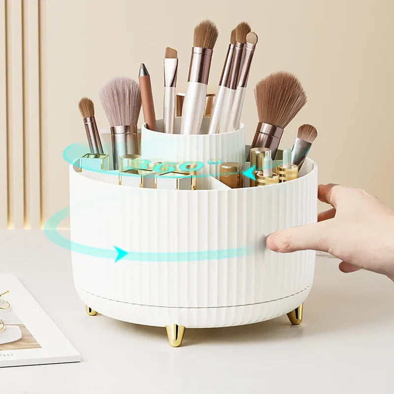 Rotating Desktop Cosmetic Organizer