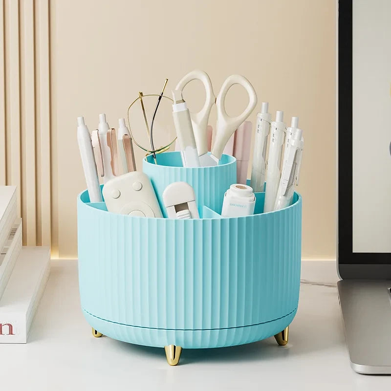 Rotating Desktop Cosmetic Organizer